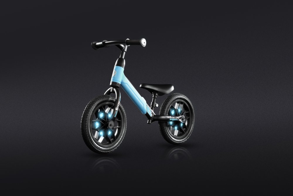 QPLAY Draisienne Spark Blue, âge 3 - 6 ans, jusqu'à 30 kg – Image 5
