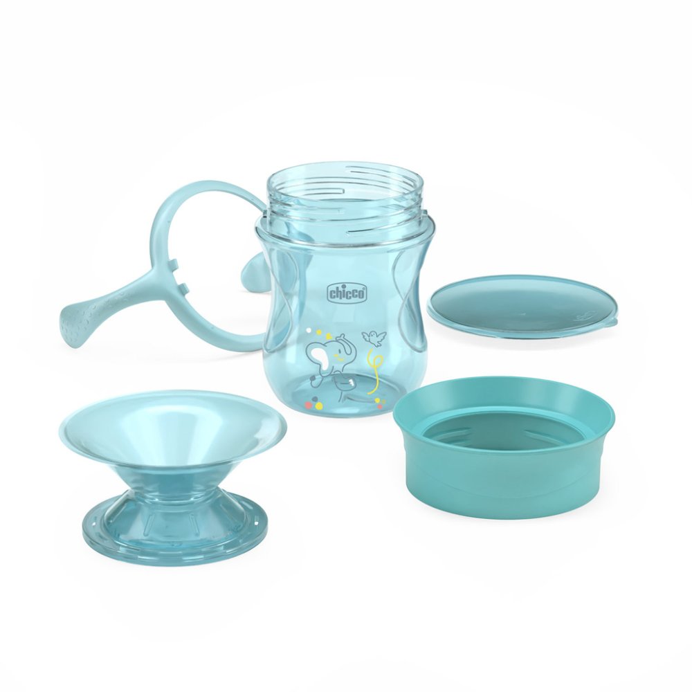 CHICCO Tasse 360 Perfect X avec anses turquoise, 12m+ – Image 5