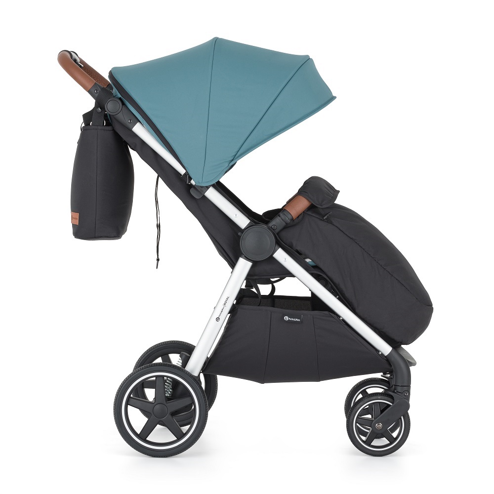 PETITE&MARS Wózek spacerowy Royal3 Silver Ocean Blue - obrazek 5