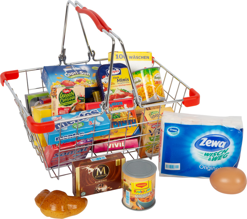 small foot Metalowy koszyk na zakupy