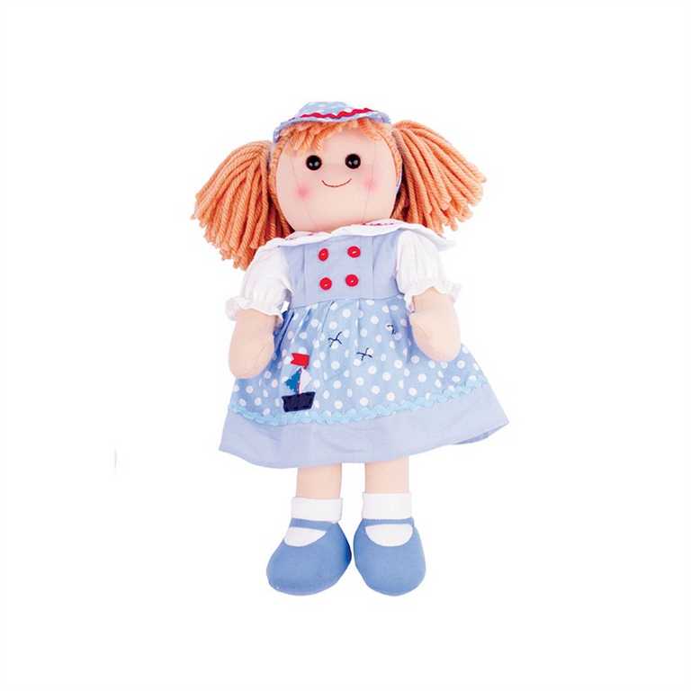 Bigjigs Toys Lalka szmaciana Louise 38 cm