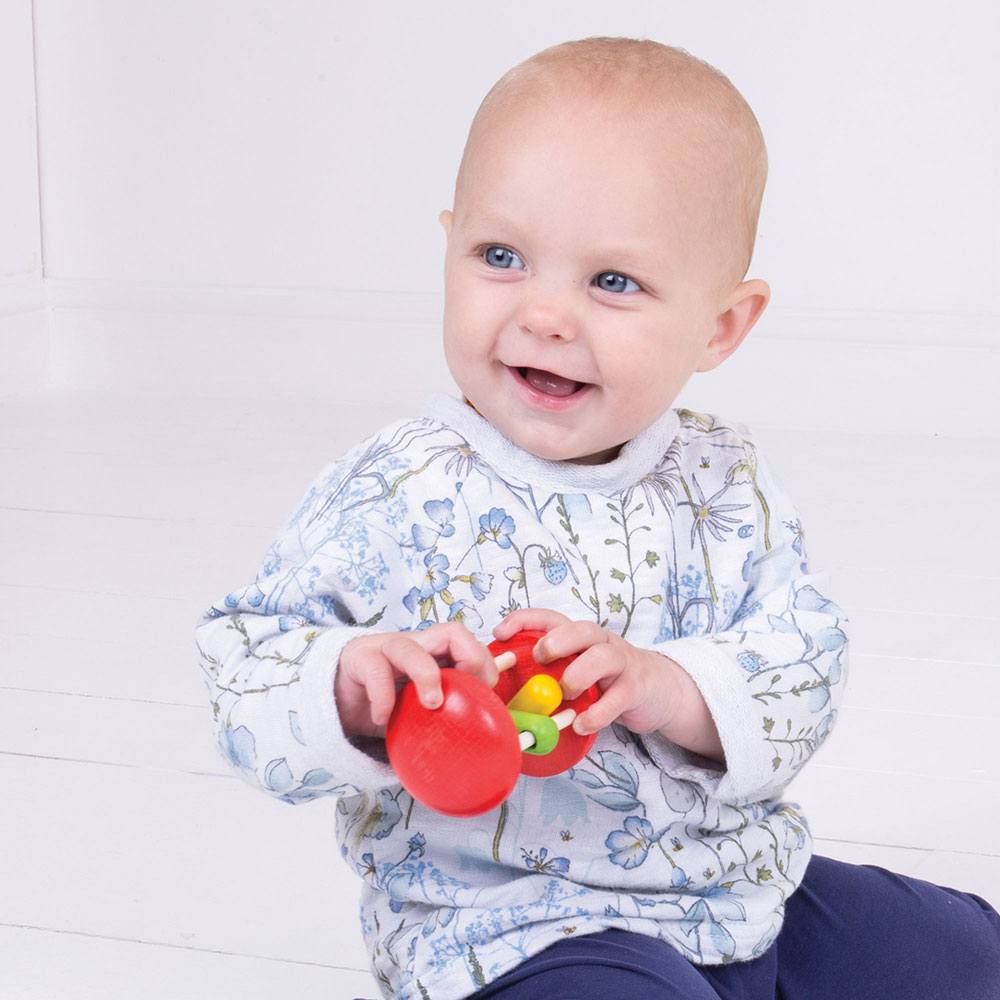 Bigjigs Baby Grzechotka tęczowy walec - obrazek 4