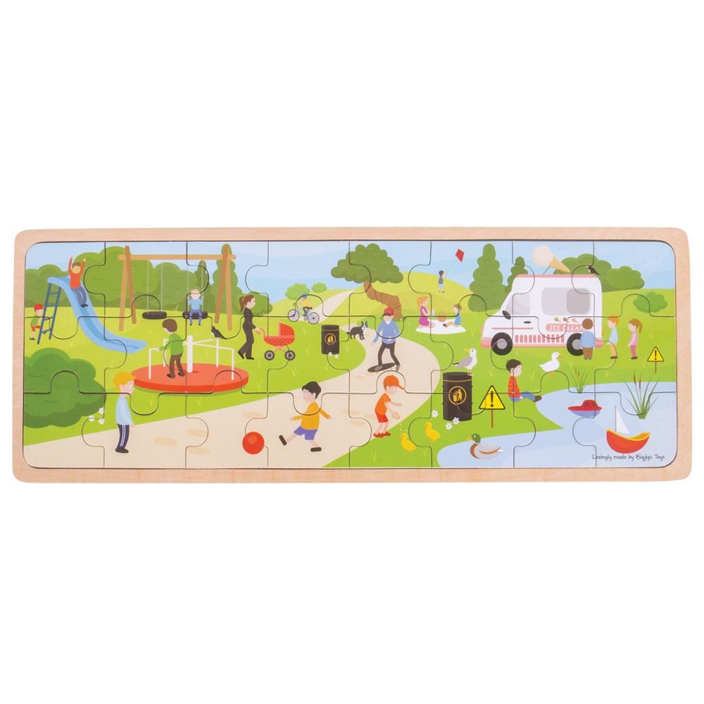 Bigjigs Toys Puzzle Al parco