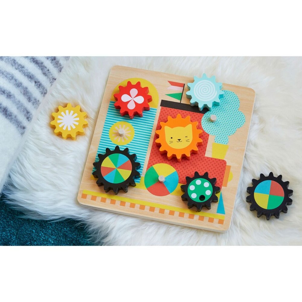 Petit Collage Puzzle engranajes trenecito - Imagen 4
