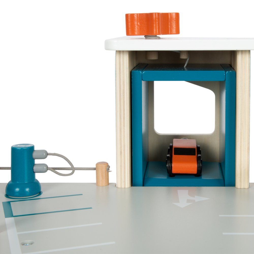 small foot Dřevěné závodní parkoviště (obrázek 9)