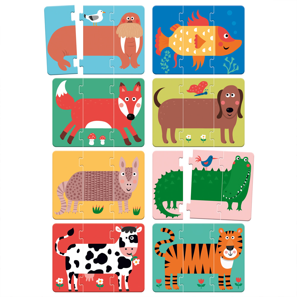 Magellan Mix & Match Puzzle Tiere – Bild 3