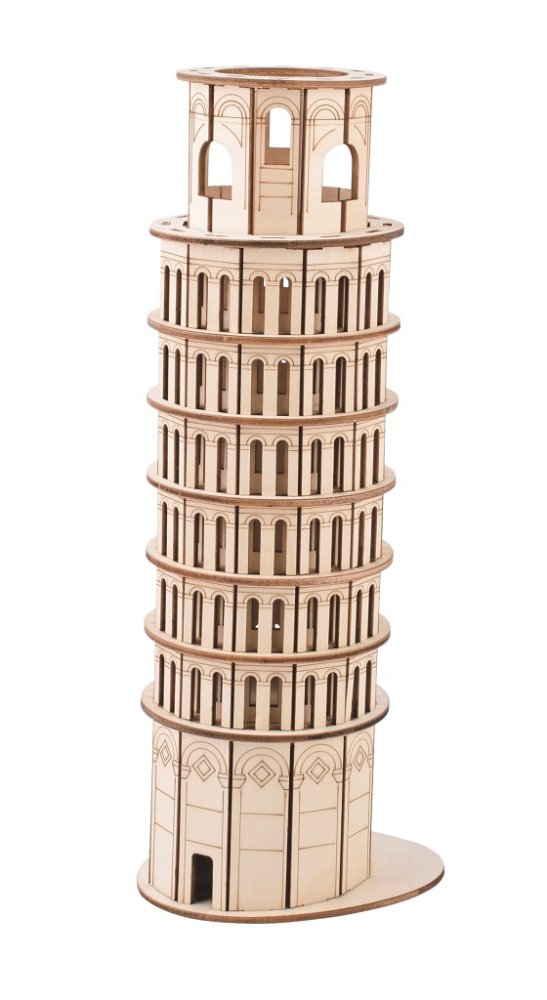 Woodcraft Puzzle 3D in legno Torre Pendente di Pisa