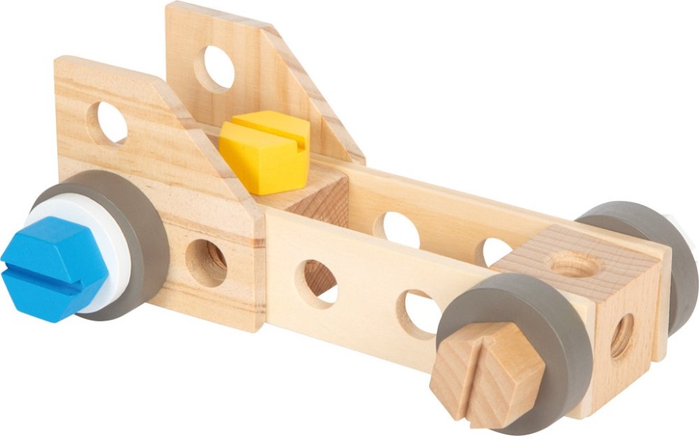 small foot Banco da lavoro e cassetta degli attrezzi 2 in 1 Workshop - immagine 4