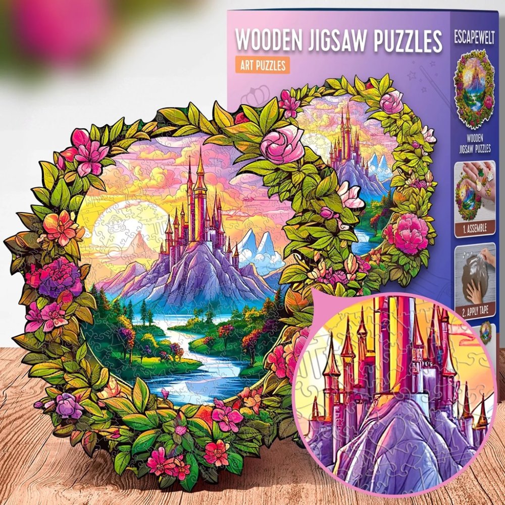 EscapeWelt Puzzle de Madera Bosque Encantado 200 piezas - Imagen 5
