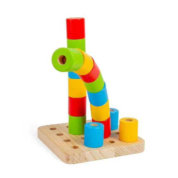 Bigjigs Toys Rodillos de Equilibrio en Soporte