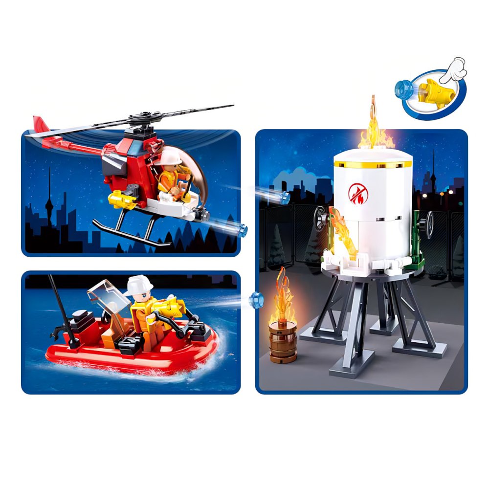 Sluban Feuerwehr M38-B0811 Set Feuerwehr-Einsatzeinheit – Bild 4