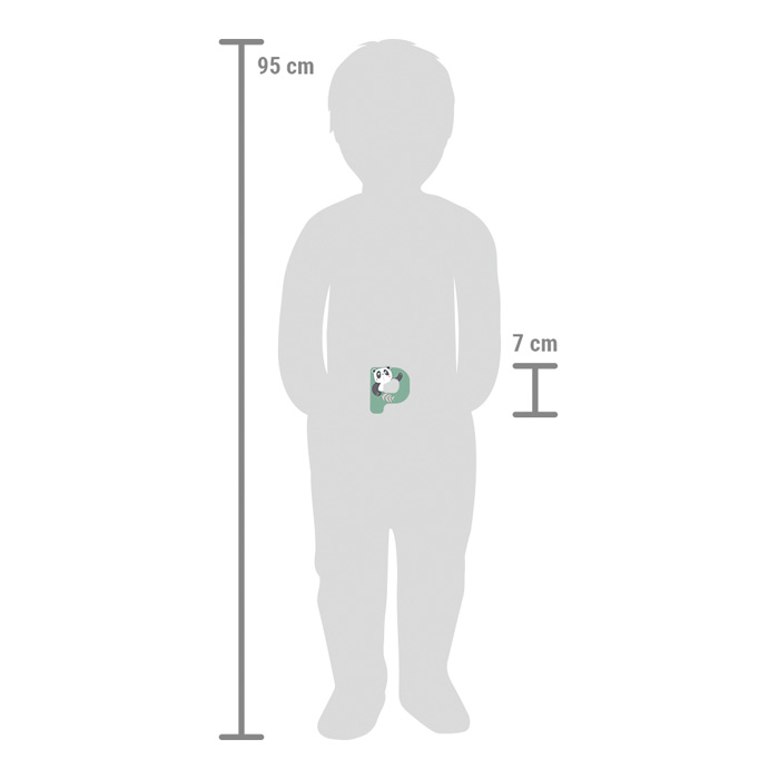 small foot Lettre en bois P – Image 3