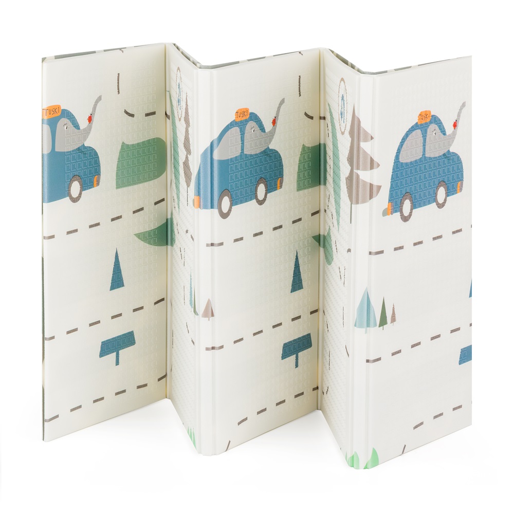 PETITE&MARS Összecsukható játszószőnyeg Campy Cars&Arabesca