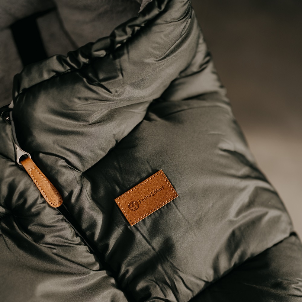 PETITE&MARS Ensemble chancelière d'hiver Jibot 3en1 + gants pour poussette Jasie Pale Eucalypt – Image 5