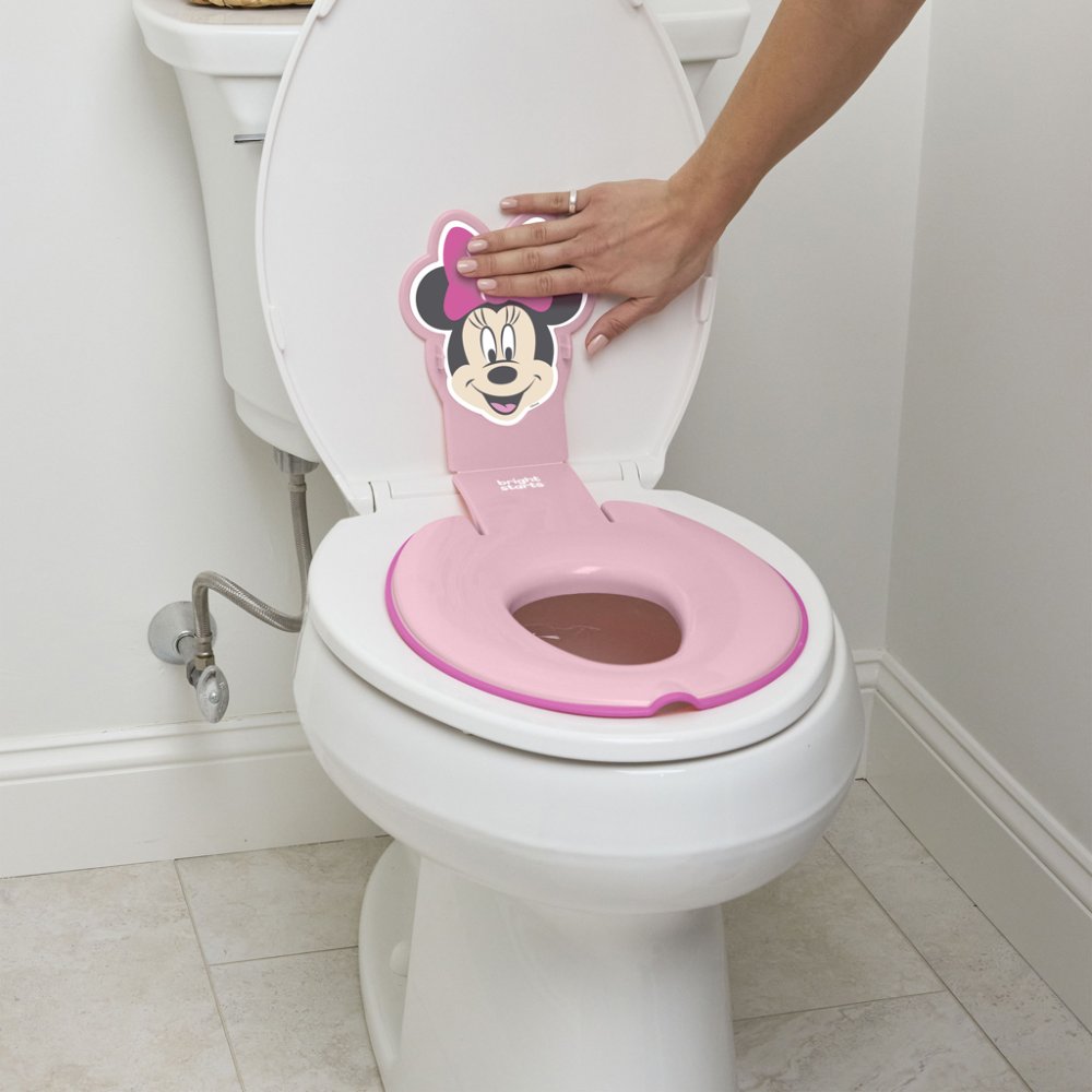 BRIGHT STARTS Reductor WC Adhesivo Flip & Sit™ MINNIE MOUSE™ 18m+, hasta 23kg - Imagen 7