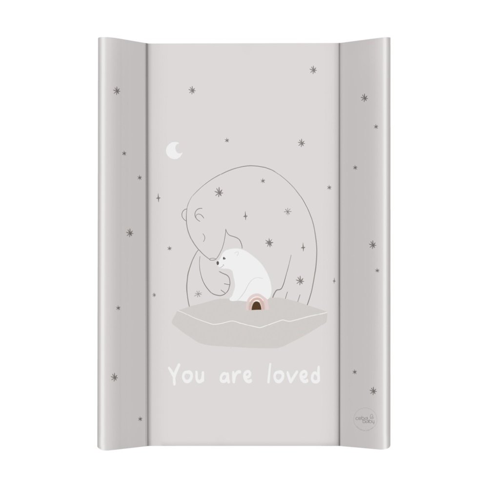 CEBA BABY Cambiador de 2 lados con base rígida (50x70) Basic Polar Bears