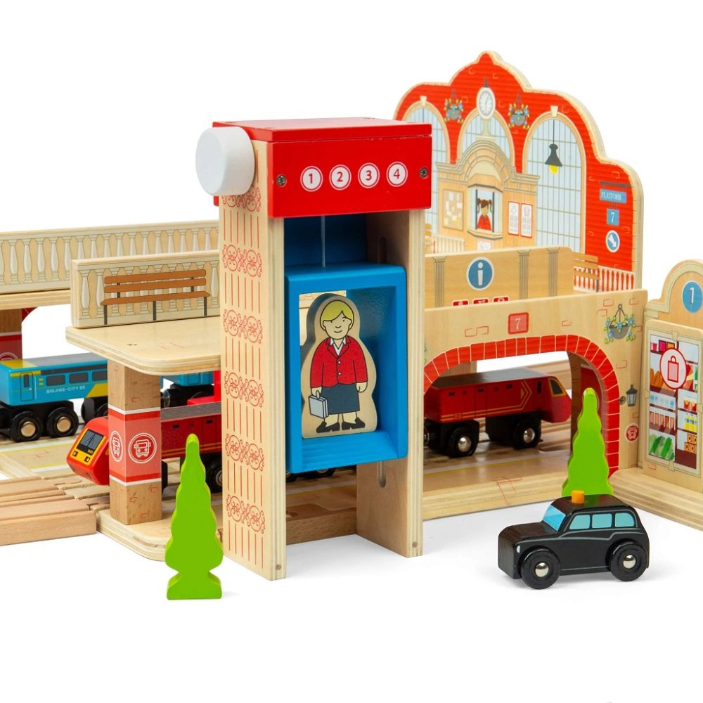 Bigjigs Rail Dworzec Główny - obrazek 4