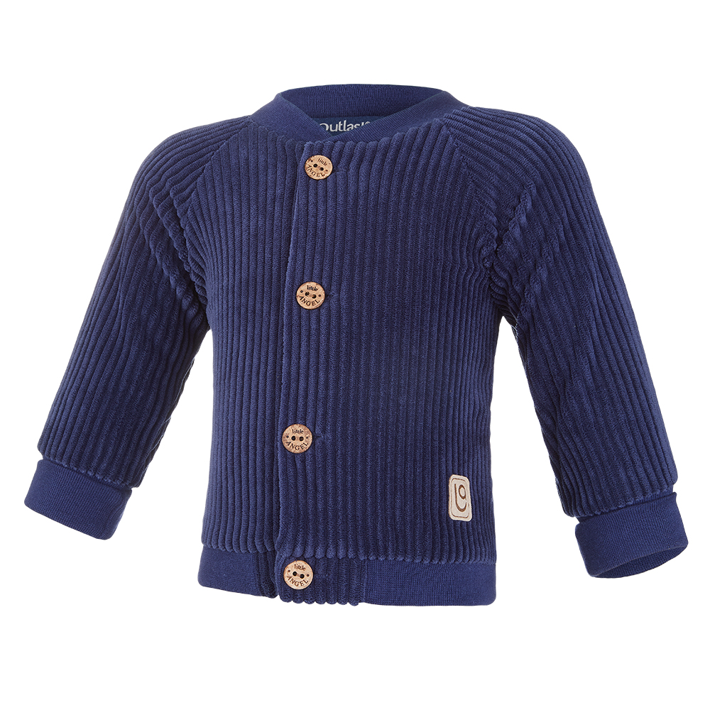 Abrigo forrado de pana Outlast® - azul oscuro 104