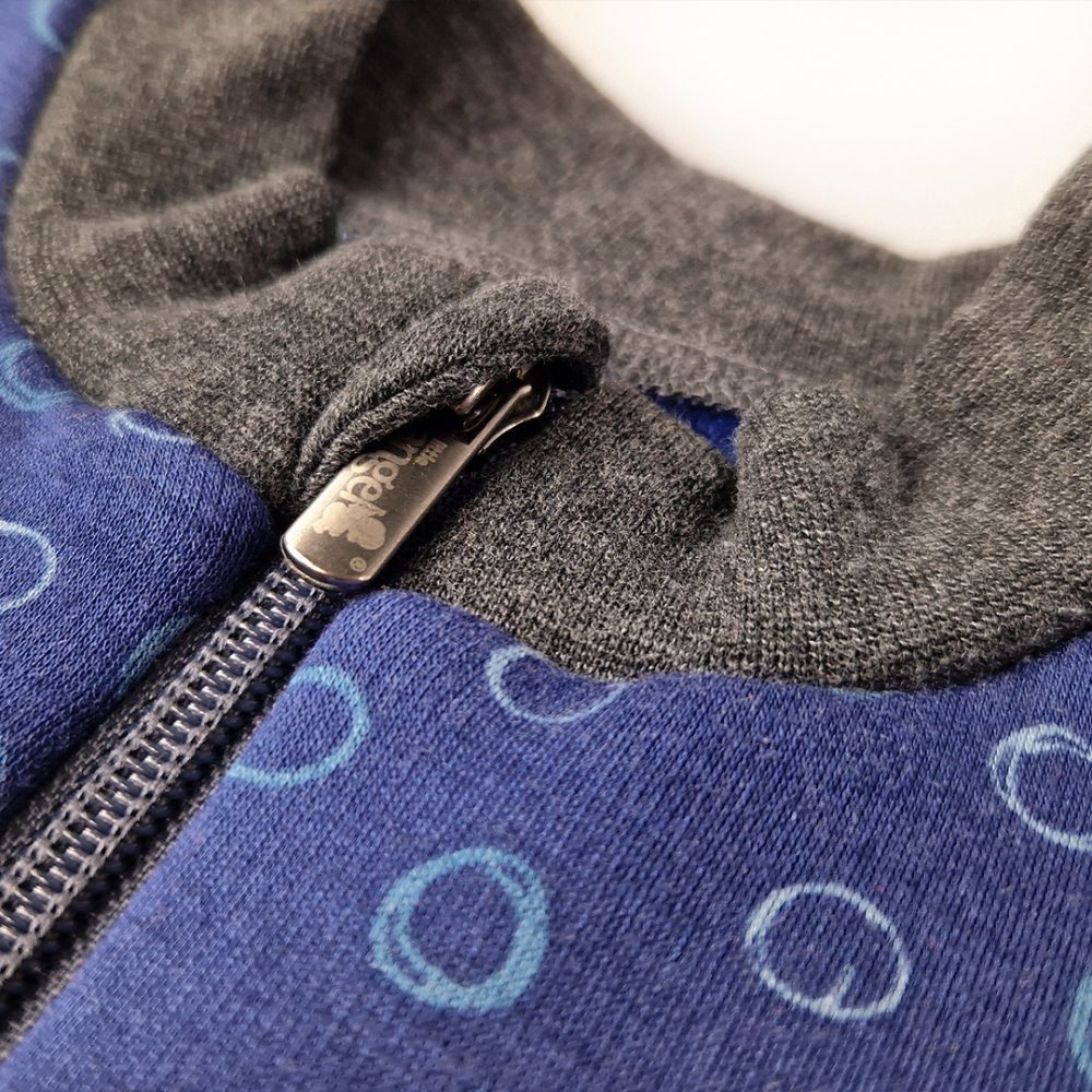 Felpa calda con tasca - blu 122 - immagine 3