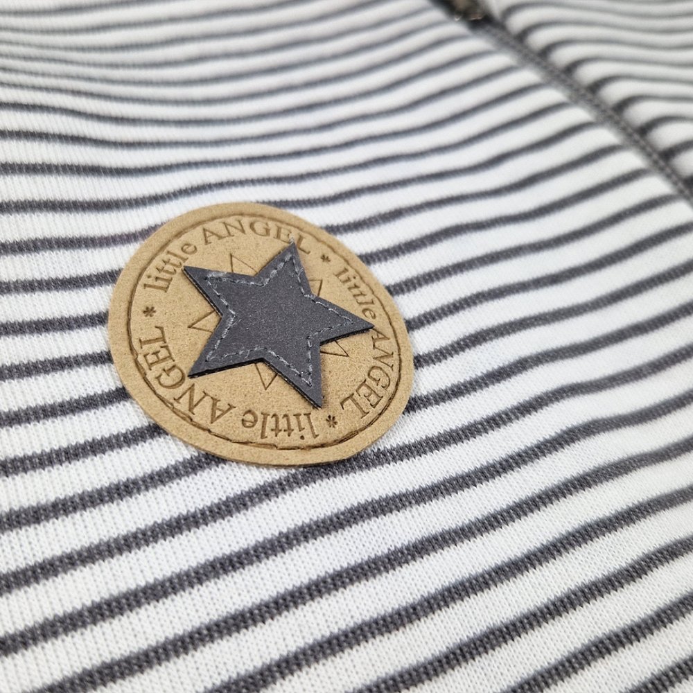 Tutina foderata con bordo Outlast® - striscia bianco-grigia 68 - immagine 3