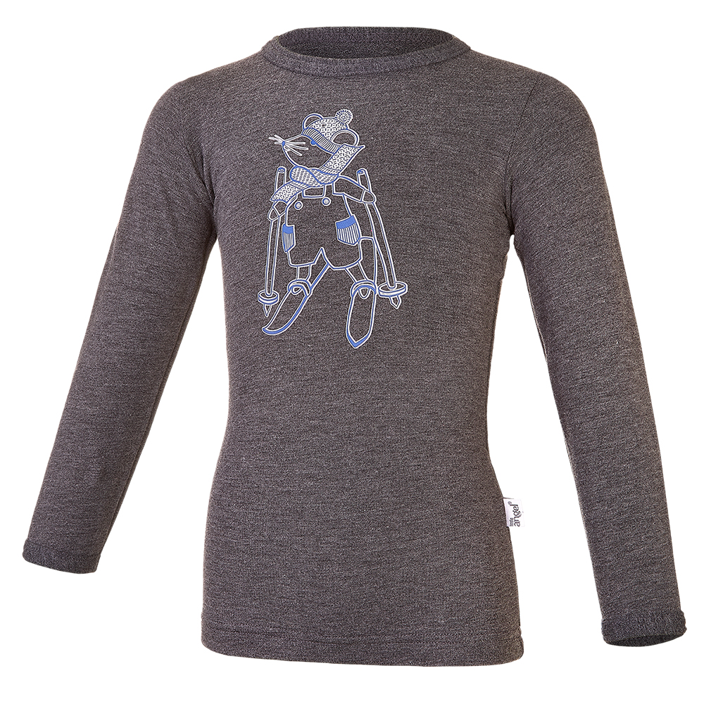 T-shirt smyk image DR Outlast® - chiné gris foncé 86