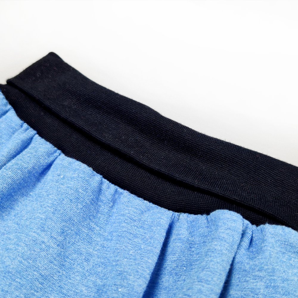 Pantaloncini sottili harem Outlast® - mélange blu 68 - immagine 4