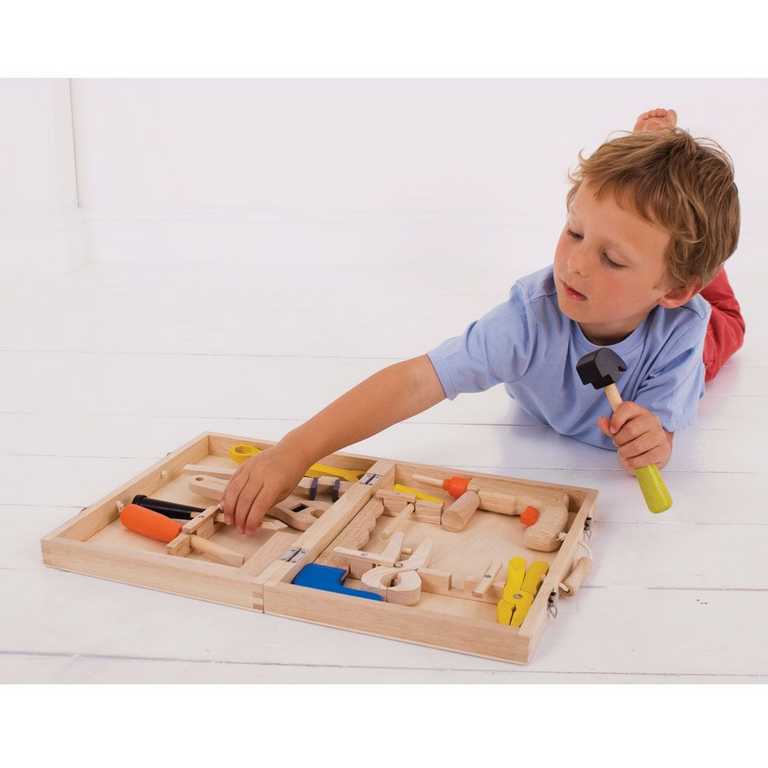 Bigjigs Toys Dřevěný Kufřík s nářadím (obrázek 3)