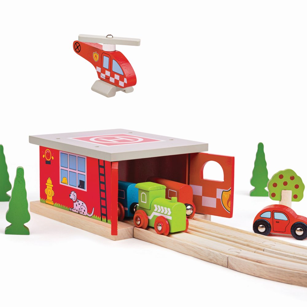 Bigjigs Rail Depo Straż Pożarna (zdjęcie 8)