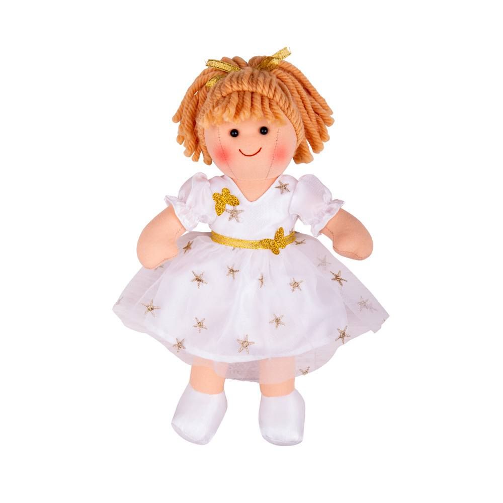 Bigjigs Toys Látková panenka Charlotte 28cm