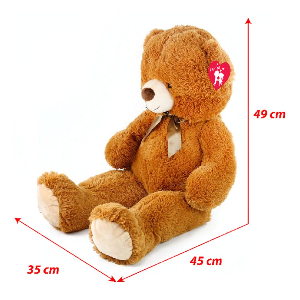 Rappa Velký plyšový medvěd Oskar s visačkou 90 cm (obrázek 6)