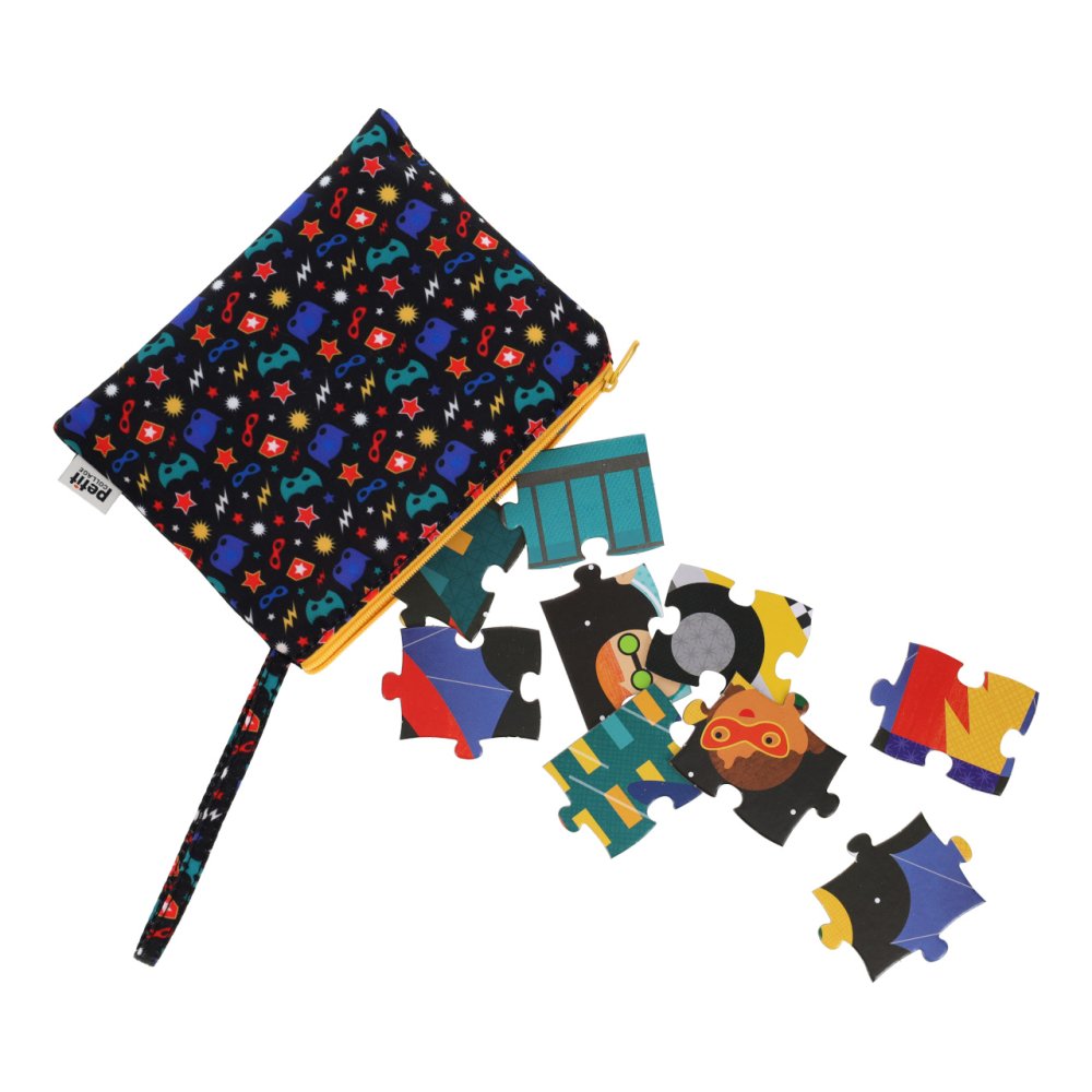 Petit Collage Oboustranné puzzle Superhrdinové (obrázek 5)