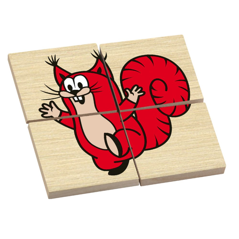 Detoa Dřevěné puzzle Krtek (obrázek 3)