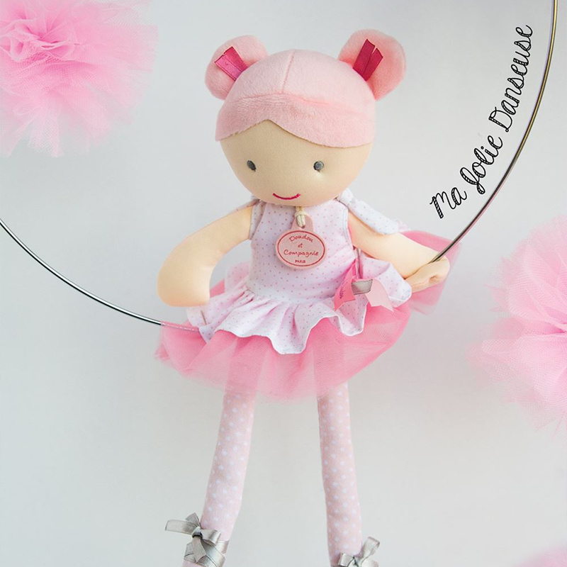 Doudou Jolijou Panenka baletka Lily Rose 36 cm (obrázek 5)