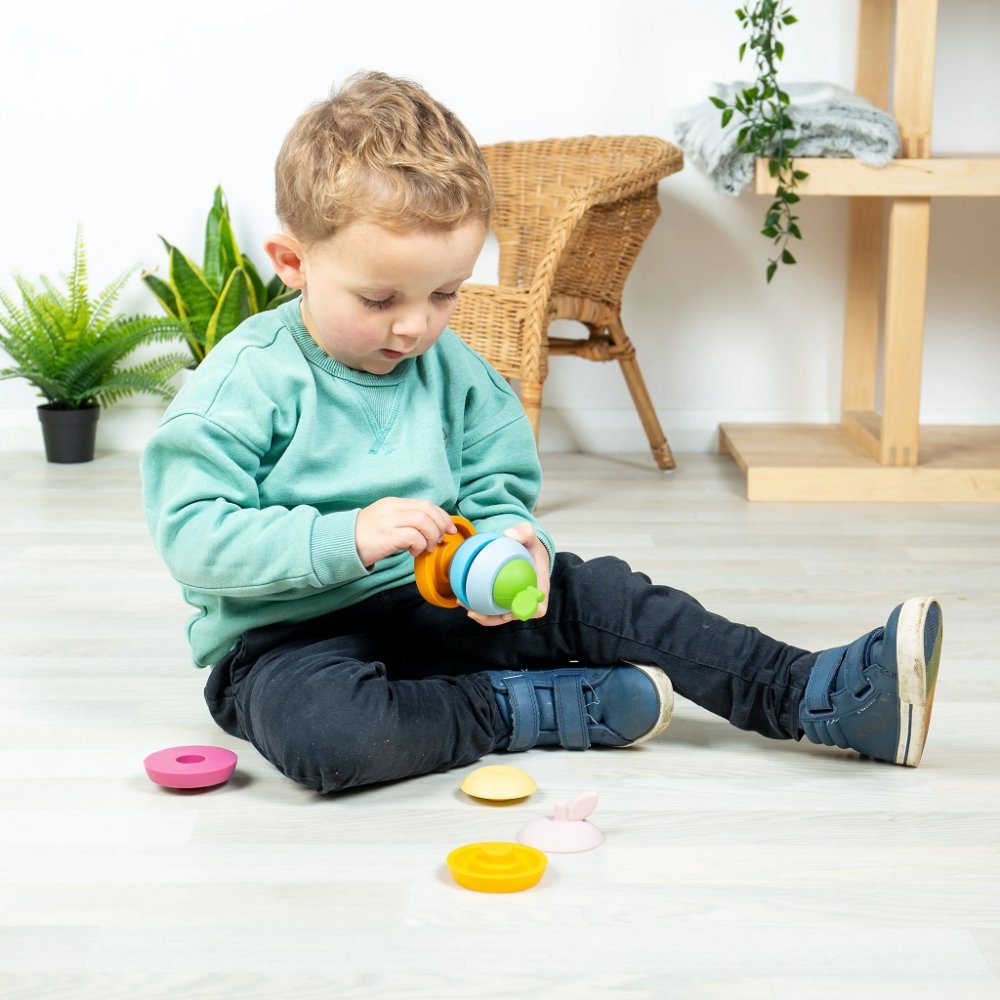 Bigjigs Toys Stohovací jablko a hruška (obrázek 5)