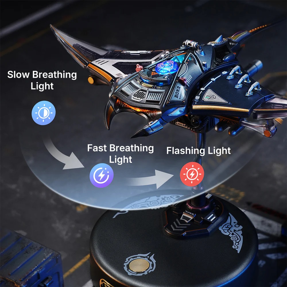 RoboTime 3D mechanická skládačka Manta Ray (obrázek 3)