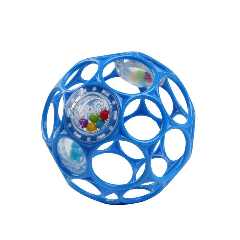 OBALL Hračka Oball RATTLE 10 Cm Blue 0m+