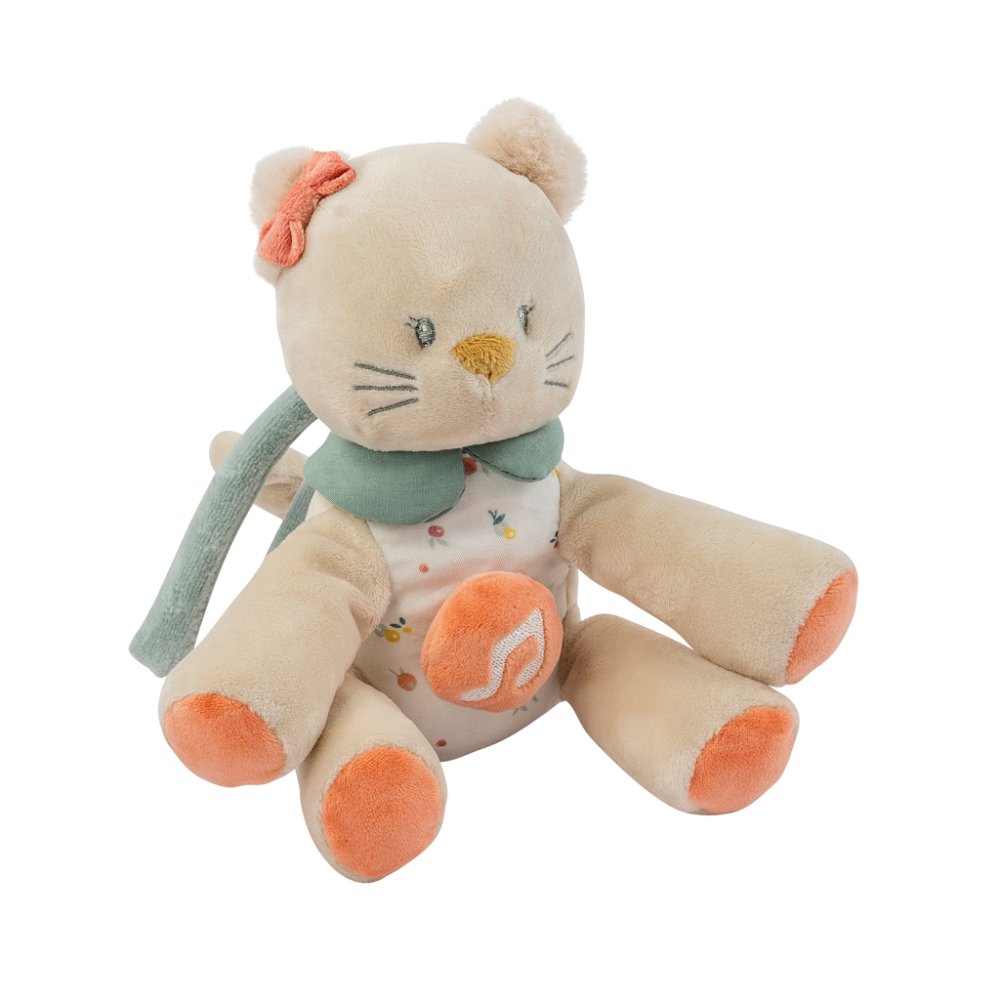 NATTOU Gato Peluche Musical Lana 23 Cm Mila, Zoe & Lana