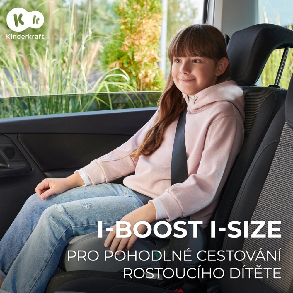 KINDERKRAFT Booster Autosjedalica I-Boost Green