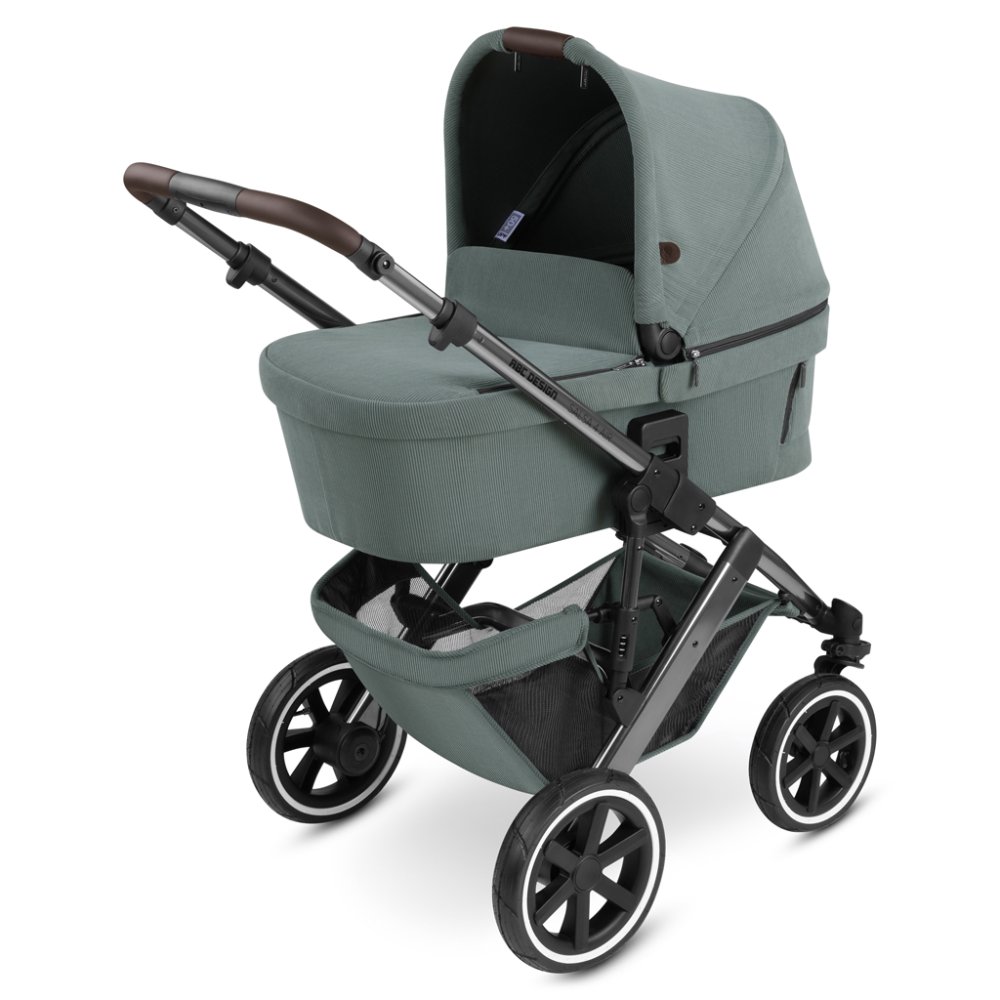 ABC DESIGN Kinderwagen Kombiniert Salsa 4 Air Aloe 2024 + Gratis Autositzadapter