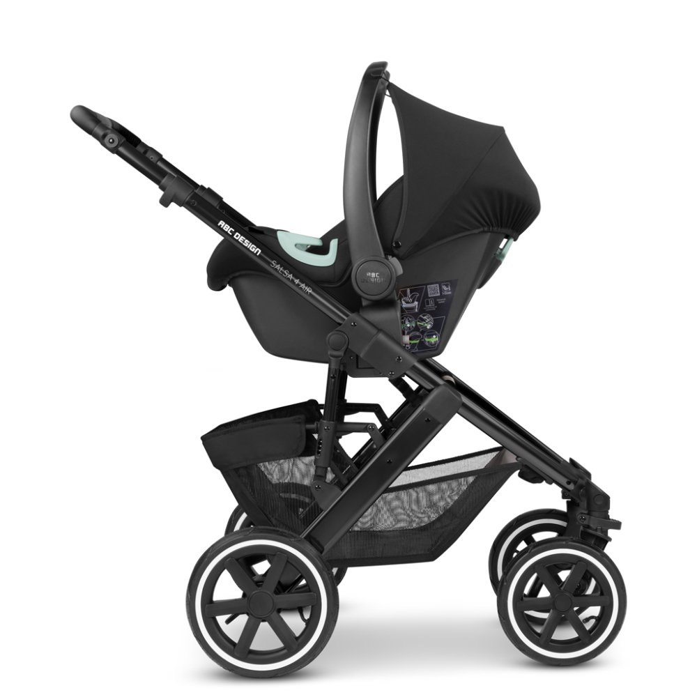 ABC DESIGN Salsa 4 Air Biskuit 2024 Kombinierter Kinderwagen + Kostenloser Autositzadapter