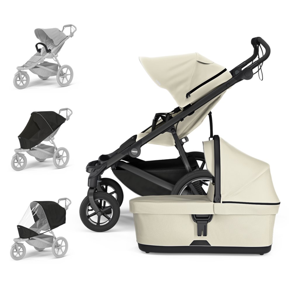 Set Cărucior THULE Urban Glide 4 Roți Bej/Bej Moale L