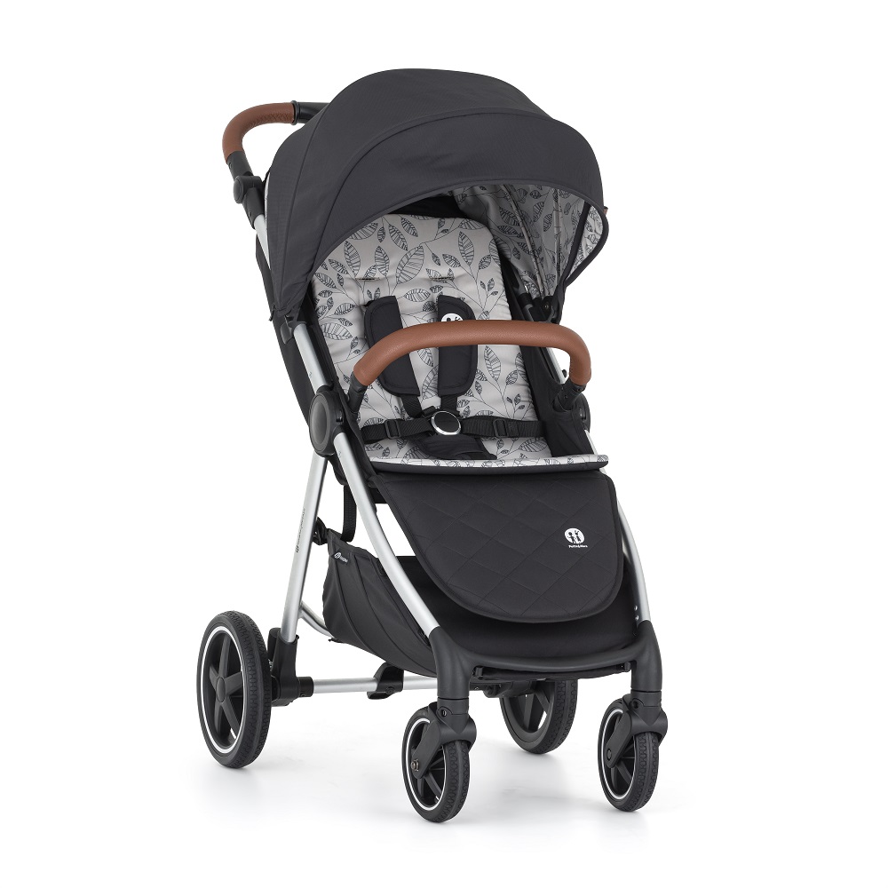 PETITE&MARS Sportvagn Royal2 Silver Perfekt Svart + PETITE&MARS Väska Jibot GRATIS