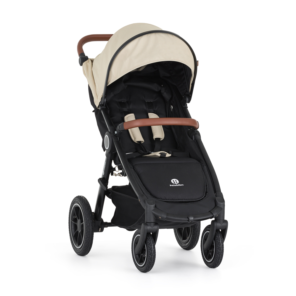 PETITE&MARS Kočárek Sportovní Street2 Air Oak Sahara Beige + PETITE&MARS Fusak Jibot ZDARMA