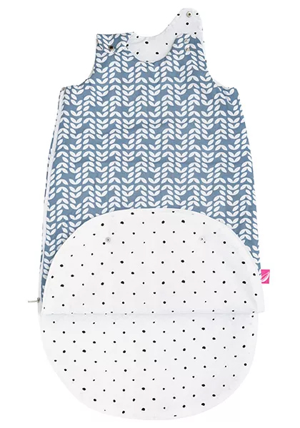 MOTHERHOOD Sovsäck 2in1 Zip-a-Round Blue Classics Ny 3-18 M 2 Tog