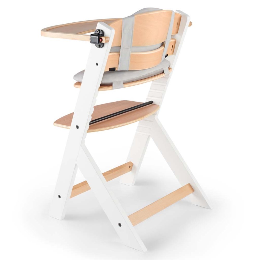 KINDERKRAFT Chaise De Salle à Manger Enock Avec Rembourrage Bois Blanc, Premium