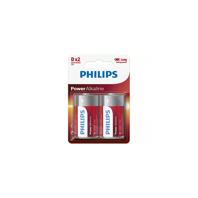 PHILIPS Batterij LR20P2B/10