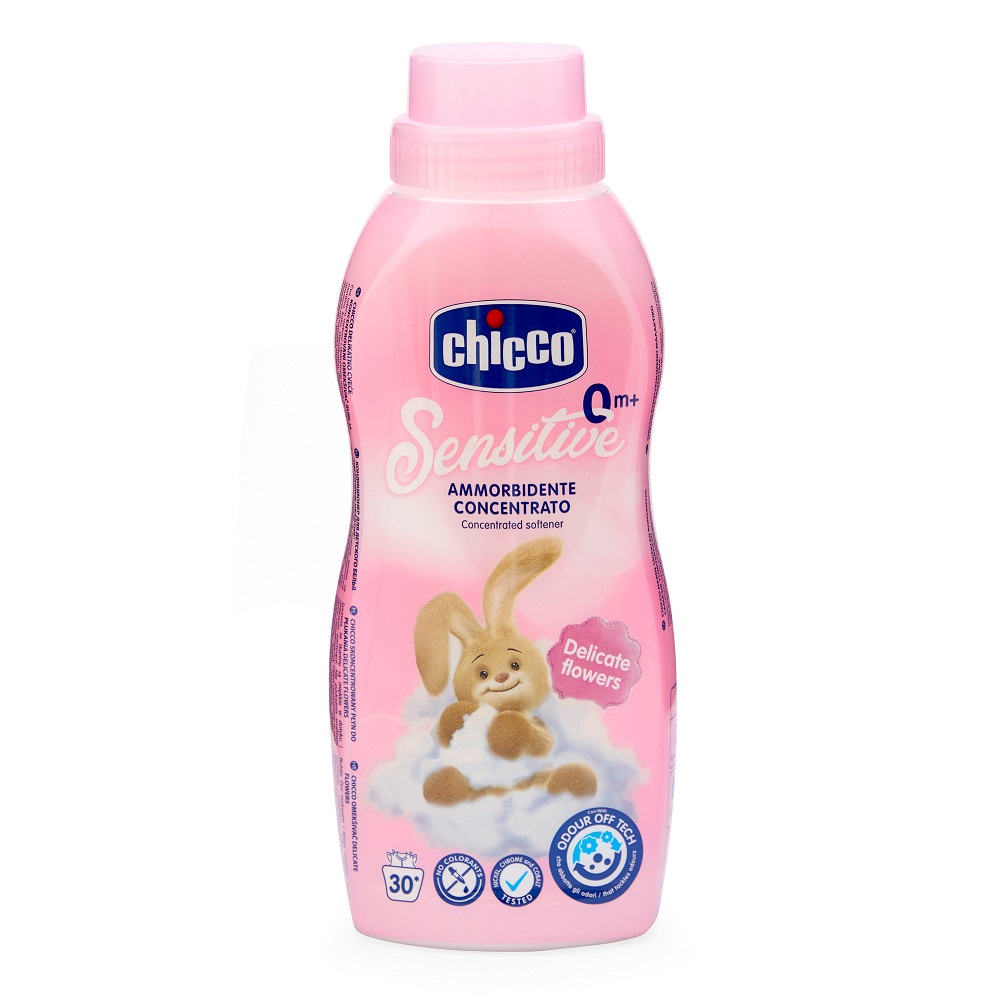 6x CHICCO Fabric Softener Concentrated Floral Embrace 750 Ml (6x30 Washes)