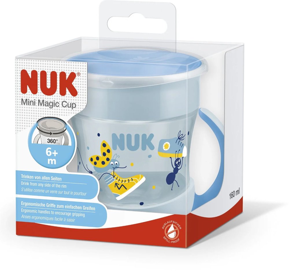 NUK Hrnek Mini Magic Cup 160 Ml Modrý