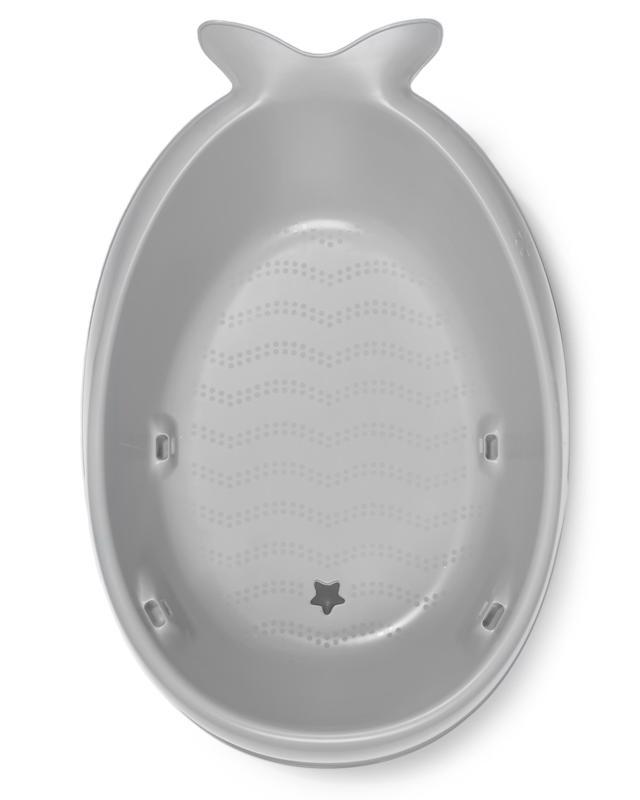 SKIP HOP Bathtub With Ergonomic Moby 3-phase Gray Mat