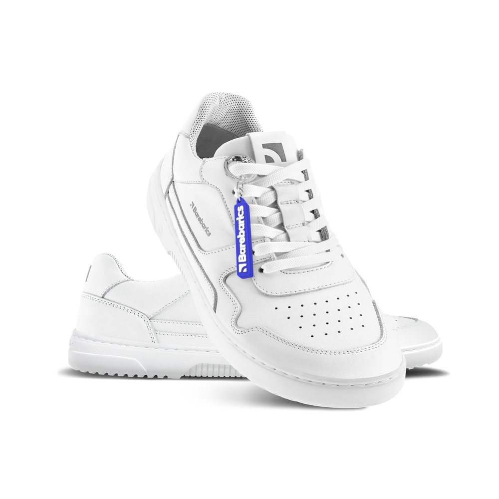 Barefoot Sneakers Barebarics Zing - All White - Leather 37 White